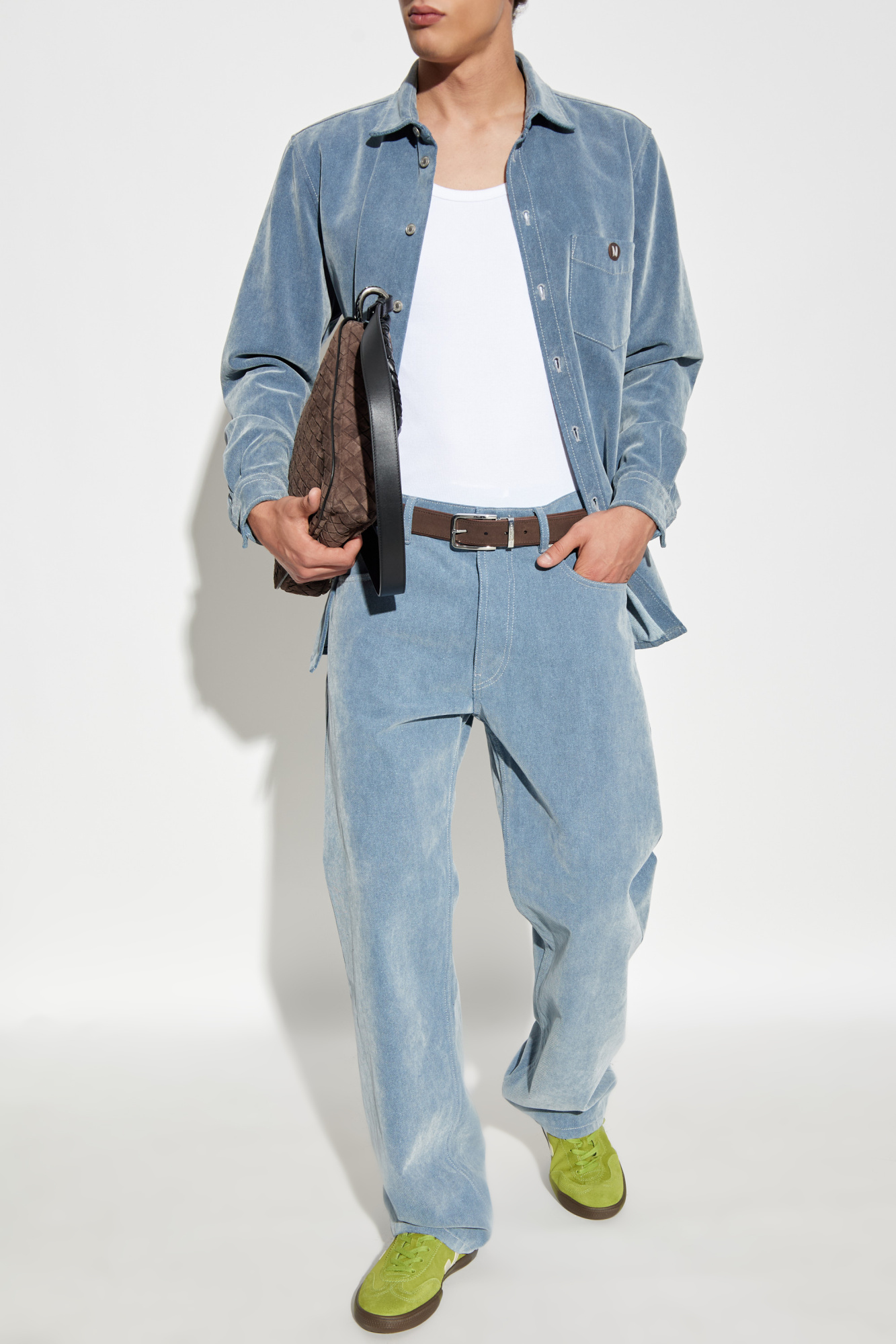 けんこう様。専用。MOSCHINO モスキーノ　デニムシャツ Blue Denim shirt with logo Moschino - Vitkac GB